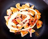 カジキとベーコンのカレーマヨ炒め作り方6写真