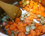 緑色が目につく野菜スープ。作り方2写真