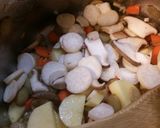 緑色が目につく野菜スープ。作り方4写真