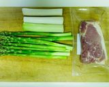 豚肉とアスパラのオイスターソース炒め作り方2写真