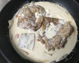 鶏肉のクリーム煮込み　フリカッセドプーレ作り方7写真