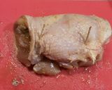 鶏肉の梅紫蘇蒸し作り方2写真