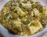 レンチン簡単、米粉でとろみの麻婆豆腐作り方10写真