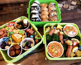 運動会のお弁当☆黄組のおにぎり作り方2写真