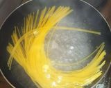 ほうれん草とホタテのコンポタパスタ作り方2写真