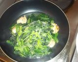 ほうれん草とホタテのコンポタパスタ作り方4写真