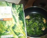 ほうれん草とホタテのコンポタパスタ作り方5写真