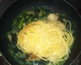 ほうれん草とホタテのコンポタパスタ作り方7写真