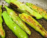 定番●ししとうのしょう油焼き／おかか添え作り方3写真