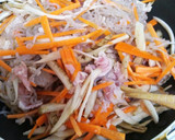 簡単！豚コマとごぼうの炒め煮♪作り方6写真