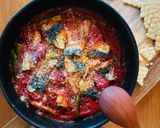 イワシとアスパラのトマト煮込み作り方8写真