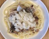 サバ缶ぶっかけうどん作り方5写真