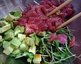 暑い夏に♪マグロアボカドわさび和え♪作り方6写真