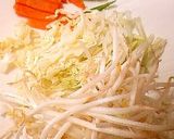 シャキシャキ野菜たっぷりの中華飯作り方1写真