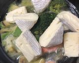 とろとろチーズのアボカドサーモン鍋作り方5写真