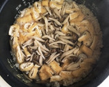 キノコと油あげ の炊き込みご飯作り方4写真
