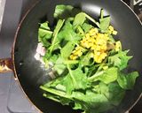 ほうれん草とハムのバター炒め作り方2写真