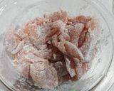 鶏むね肉で甘酢たれ！隠し味は味ぽんで！作り方2写真