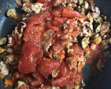 豚こまとナスのミートソースパスタ作り方4写真