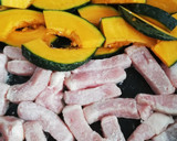 豚ロース厚切り肉と南瓜のオイスター炒め作り方3写真
