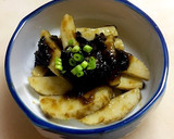 蒲鉾のワサビ海苔の佃煮和え作り方5写真