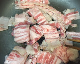 我が家の定番☆ミズと豚バラの甘辛炒め作り方3写真