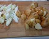 ビーフのじゃがねぎワイン煮込み作り方3写真