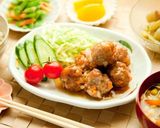 野菜たっぷり⁂やわらか甘酢肉だんご作り方5写真