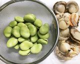 そら豆と帆立てのバター醤油炒め作り方1写真