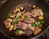 豚肉と茄子の味噌炒め作り方3写真