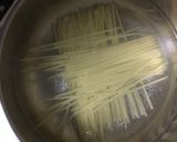 簡単　油揚げと豚肉のパスタ作り方2写真
