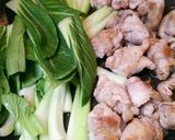 豚肉とチンゲン菜の炒めもの☆簡単あんかけ作り方3写真
