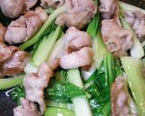 豚肉とチンゲン菜の炒めもの☆簡単あんかけ作り方4写真