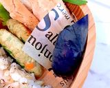 5月31日 蒸し鶏と鶏ハンバーグ 海苔弁作り方4写真