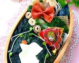 5月31日 蒸し鶏と鶏ハンバーグ 海苔弁作り方13写真