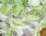居酒屋&鉄板焼き屋の牛すじ塩キャベツ作り方7写真