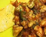 オムライスからのオムレツ＆トマトソース作り方4写真
