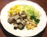 紅茶豚と塩らっきょうのチャーハン作り方2写真