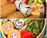 薄焼き卵とハムの花作り方7写真