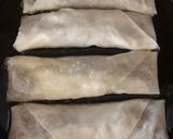 簡単♪豚肉ともやしの春巻き作り方15写真