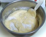 グリーンピースとコーンのケーク・サレ♪作り方4写真