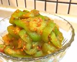 副菜☆簡単大量消費 なすのおかかポン酢作り方5写真