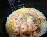 風味◎【エビとコーンのバジル風味ピラフ】作り方3写真