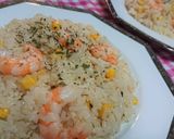 風味◎【エビとコーンのバジル風味ピラフ】作り方4写真