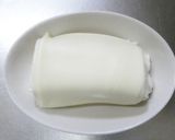 レンジ１分半！カレー味とろ～りチーズ豆腐作り方2写真