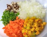 ホクホク甘めな野菜たっぷり肉なしコロッケ作り方1写真