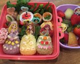 【キャラ弁】プリンセス弁当ラミネート加工作り方4写真