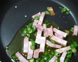 ひじきとベーコンのペペロンチーノ風パスタ作り方2写真