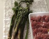 山菜☆ウドと豚肉の炒め物作り方12写真