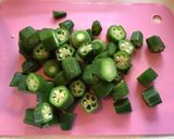 もち麦とオクラのスープ作り方3写真